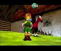 une photo d'Ã©cran de The Legend of Zelda - Majora s Mask sur Nintendo 64